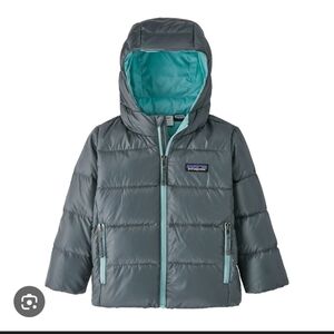 PATAGONIA Hi-Loft Down Sweater Hoodie Coat Baby Size 5T